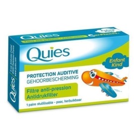 QUIES EarPlanes Kids, Ωτοασπίδες για Παιδιά Ειδικές για Αεροπορικά Ταξίδια - 1 ζεύγος