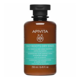 APIVITA Oily Roots & Dry Ends, Σαμπουάν Εξισορρόπησης με Τσουκνιδα & Πρόπολη για Λιπαρές Ρίζες & Ξηρές Άκρες - 250ml