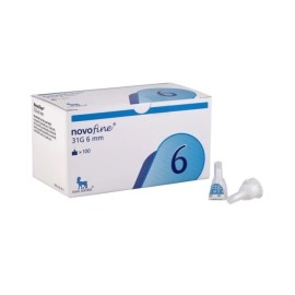 NOVO NORDISK Novofine, Βελόνες Πένας Ινσουλίνης 0.25x6mm (31G) - 100τεμ