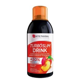 FORTE PHARMA Turboslim Drink, Συμπλήρωμα Διατροφής για Αποτοξίνωση του Οργανισμού, Γεύση Ροδάκινο - 500ml
