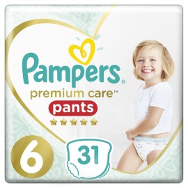 PAMPERS Premium Care Pants No 6 (15+kg) - 31τμχ