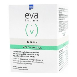 INTERMED Eva Intima Meno Control Tablets, Συμπλήρωμα Διατροφής για την Περι-εμμηνοπαυσιακή Γυναίκα - 90tabs