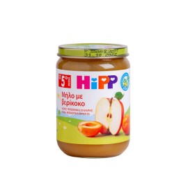 HIPP Βρεφική Φρουτόκρεμα με Μήλο & Βερίκοκο απο τον 5ο Μήνα - 190gr