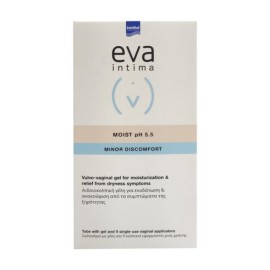 INTERMED Eva Intima Moist Gel pH 5.5, Κολπική Γέλη σε Εφαρμοστές Μιας Χρήσης - 9τμχ