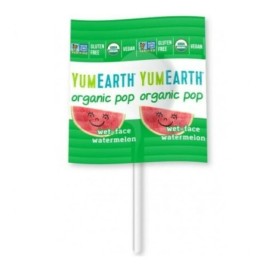 YUMEARTH Organic Fruit Lollipops, Βιολογικά Γλειφιτζούρια με Γεύσεις Φρούτων - 1τεμ