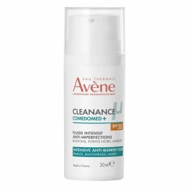 AVENE Cleanance Comedomed+ Spf30 Fluid, Λεπτόρρευστη Κρέμα Προσώπου Ημέρας Υψηλής Προστασίας κατά των Ατελειών & της Ακμής -30ml