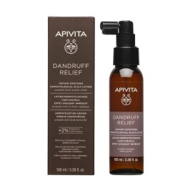APIVITA Dandruff Relief Scalp Lotion, Λοσιόν Άμεσης Ανακούφισης για Ξηρή & Λιπαρή Πιτυρίδα- 100ml