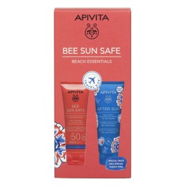 APIVITA Σετ Bee Sun Safe Beach Essentials, Hydra Fresh Face & Body Milk SPF50 - 100ml & After Sun - 100ml