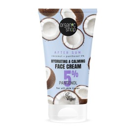 NATURA SIBERICA Organic Shop After Sun Hydrating & Calming Face Cream, Ενυδατική & Καταπραϋντική Κρέμα Προσώπου για Μετά τον Ήλιο - 50 ml