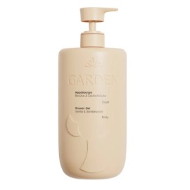 GARDEN Shower Gel Vanilla & Sandalwood, Αφρόλουτρο με Άρωμα Βανίλια & Σανδαλόξυλο -1lt