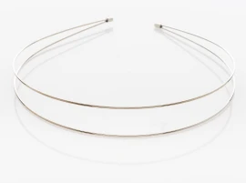 MATILDA Στέκα Μαλλιών Γυναικεία, Μεταλλική Ασημί