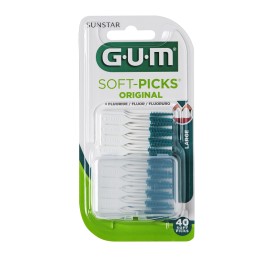 GUM Soft-Picks Original, 634, Large, Εύκαμπτα Μεσοδόντια Βουρτσάκια - 40τεμ