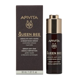 APIVITA New Queen Bee Serum, Ορός Απόλυτης Αντιγήρανσης & Ανόρθωσης Περιγράμματος - 30ml