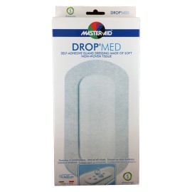 MASTER AID Drop Med Αντικολλητικές Aυτοκόλλητες Γάζες10.5X20cm 5τμχ