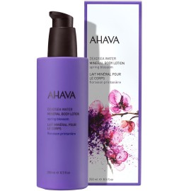 AHAVA DeadSea Water, Mineral Body Lotion Spring Blossom, Ενυδατικό Γαλάκτωμα Σώματος  - 250ml