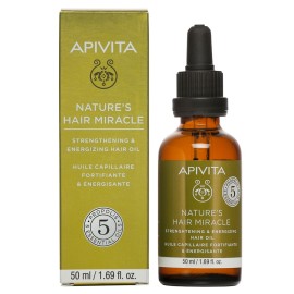 APIVITA Natures Hair Miracle, Λάδι Ενδυνάμωσης & Τόνωσης Για Τα Μαλλιά - 50ml