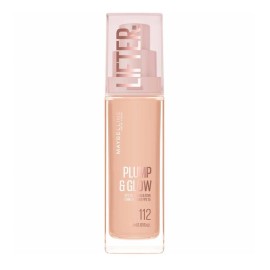 MAYBELLINE Plump & Glow Foundation SPF15/ Εμπλουτισμένο με Νιασιναμίδη και Υαλουρονικό Οξύ, No112 -30ml