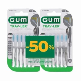 GUM Trav-Ler No6, 2mm, 1618, Μεσοδόντια Βουρτσάκια - 6τεμ 1+1 -50% στη 2η συσκευασία