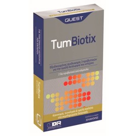 QUEST TumBiotix, Συνδιασμός 2 Δις Προβιοτικών Κατά του Συνδρόμου Ευερέθιστου Εντέρου (IBS)  - 30caps