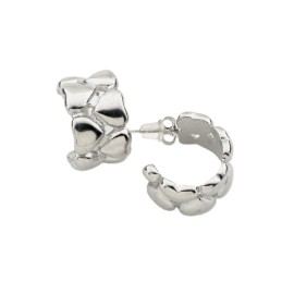 NOVITA Σκουλαρίκια Ασήμι Καρδιές -1 ζευγάρι