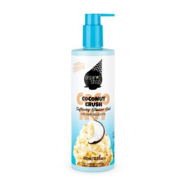 NATURA SIBERICA Organic Shop Softening Shower Gel Coconut Crush, Αφρόλουτρο για Ενυδάτωση με Έλαιο Καρύδας - 400ml