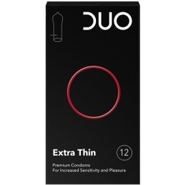 DUO Extra Thin, Πολύ Λεπτά Προφυλακτικά - 12τεμ