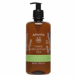 APIVITA Tonic Mountain Tea Body Shower Gel, Αφρόλουτρο με Τσάι του Βουνού - 500ml