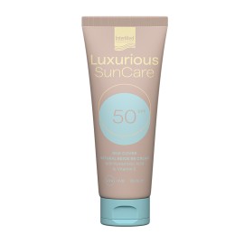 INTERMED Luxurious Suncare Silk Cover Natural Beige BB Cream SPF50, Αντηλιακή Κρέμα Προσώπου με Χρώμα - 75ml