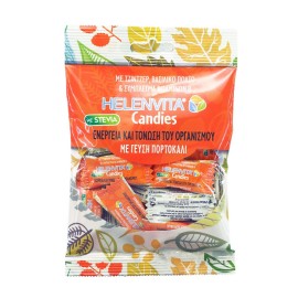 HELENVITA Orange Candies, Καραμέλες Πορτοκάλι - 20τεμ