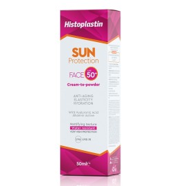 HEREMCO Histoplastin Sun Protection Face Cream to Powder SPF50+, Αντηλιακή Κρέμα Προσώπου - 50ml