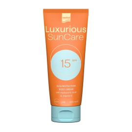 INTERMED Luxurious Suncare Body Cream SPF15, Αντηλιακό Γαλάκτωμα Σώματος - 200ml