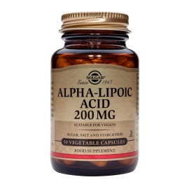 SOLGAR Alpha Lipoic Acid 200mg - 50 veg. caps