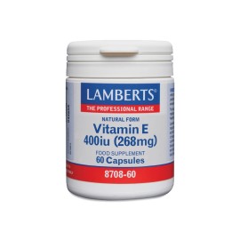 LAMBERTS Vitamin E-400iu (268mg) - 60caps