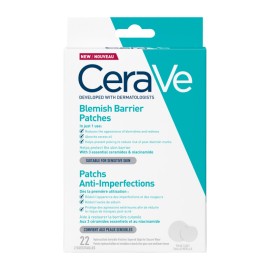 CERAVE Blemish Barrier Patches, Αυτοκόλλητα Επιθέματα Κατά των Ατελειών - 22τεμ