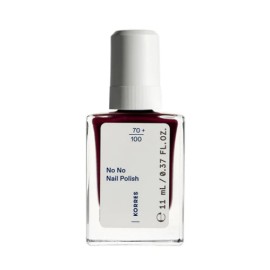 KORRES No No Nail Polish 59 Burgundy Red, Βερνίκι Νυχιών Υψηλής Φυσικής Περιεκτικότητας - 11ml