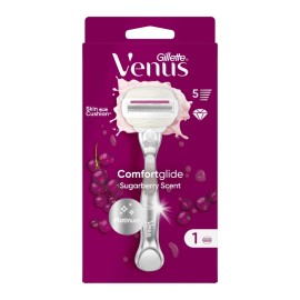 GILLETTE Venus ComfortGlide Sugarberry, Λαβή Γυναικείας Ξυριστικής Μηχανής & 1 Ανταλλακτική Κεφαλή