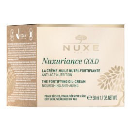 NUXE Nuxuriance Gold The Fortifying Oil Cream,  Κρέμα Ημέρας Ελαίου  Θρέψης & Ενδυνάμωσης για Ξηρή Επιδερμίδα - 50ml