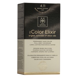 APIVITA My Color Elixir, Βαφή Μαλλιών No 4.11 - Καστανό Εντονο Σαντρέ