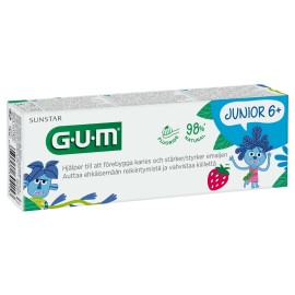 GUM Toothpaste Junior 6+ , 3004, Οδοντόκρεμα για Παιδιά - 50ml