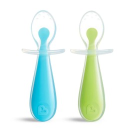 MUNCHKIN Gentle Scoop 6M+, Βρεφικά Κουτάλια Σιλικόνης - 2τεμ