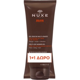 NUXE Men Multi Use Shower Gel, Ανδρικό Αφρόλουτρο, Εδική Προσφορά - 2x200ml