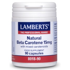 LAMBERTS Natural Beta Carotene 15mg - 90caps