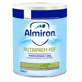 NUTRICIA Almiron Nutriprem PDF, Γάλα για τη Διατροφική Αγωγή των Πρόωρων Βρεφών - 400gr