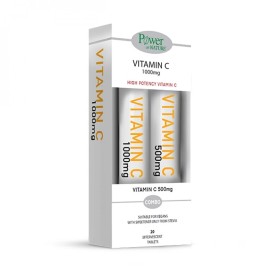 POWER OF NATURE Vitamin C 1000mg - 20αναβρ. δισκία & ΔΩΡΟ Vitamin C 500mg - 20 αναβρ. δισκία