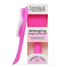 TANGLE TEEZER Detangling Large Hairbrush, Straight- Curly, Pink Runway, Μεγάλη Βούρτσα Ξεμπερδέματος Μαλλιών - 1τεμ