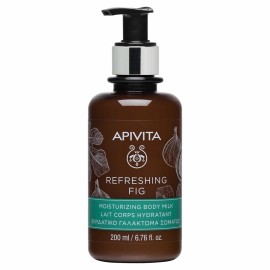 APIVITA Refreshing Fig Moisturizing Body Milk, Ενυδατικό Γαλάκτωμα Σώματος, Σύκο - 200ml