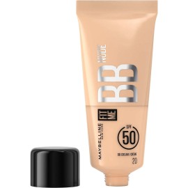 MAYBELLINE Fit Me BB Nude Cream SPF50, No 20, Κρέμα για Φυσική & Λαμπερή Κάλυψη - 30ml