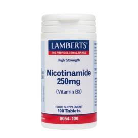 LAMBERTS Nicotinamide (Vitamin B3) 250mg - 100tabs