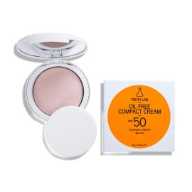 YOUTH LAB Oil Free Compact Cream Light  SPF50, Αντηλιακή Κρέμα Ανοιχτής Απόχρωσης σε Μορφή Compact Makeup - 10gr