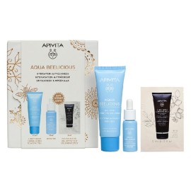 APIVITA Promo Aqua Beelicious Routine/ Ενυδατική Κρέμα-Gel Ελαφριάς Υφής -40ml & ΔΩΡΟ Booster Αναζωογόνησης & Ενυδάτωσης -10ml & Gel Καθαρισμού για Πρόσωπο & Μάτια -5ml, 1σετ